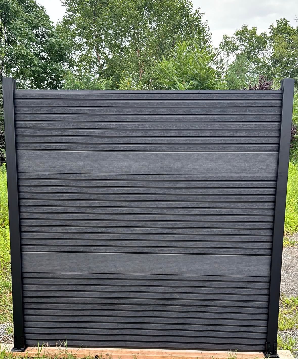 WPC composite fence project