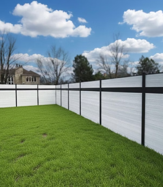 WPC composite fence project