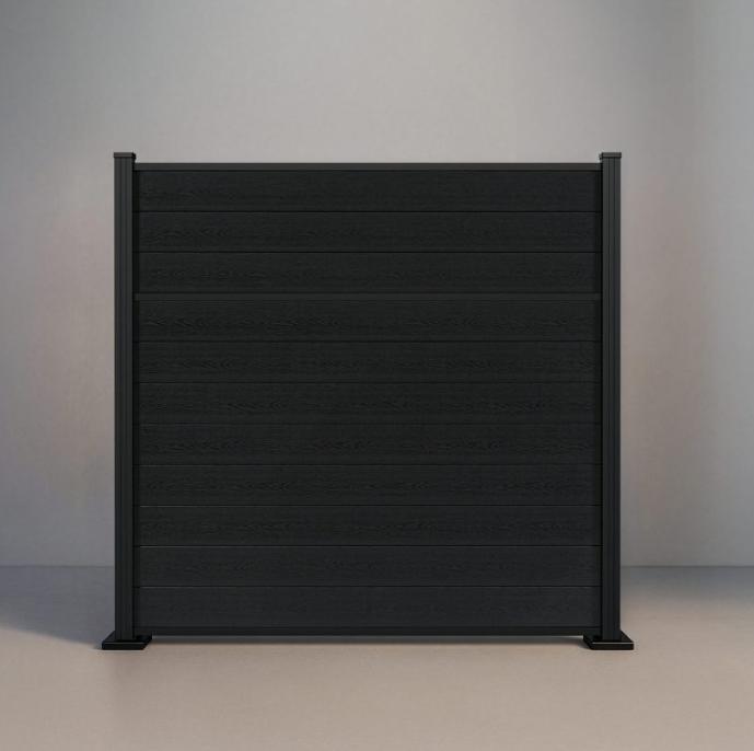WPC composite fence finish option 4