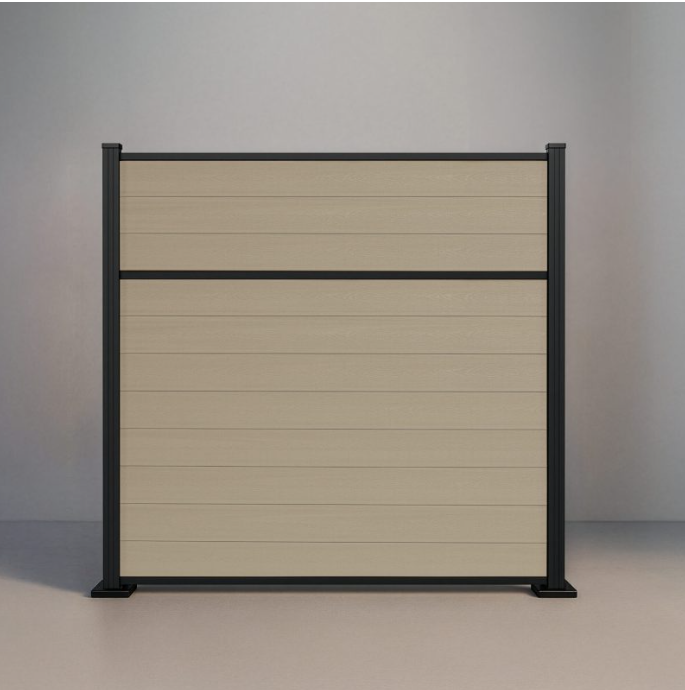 WPC composite fence finish option 5