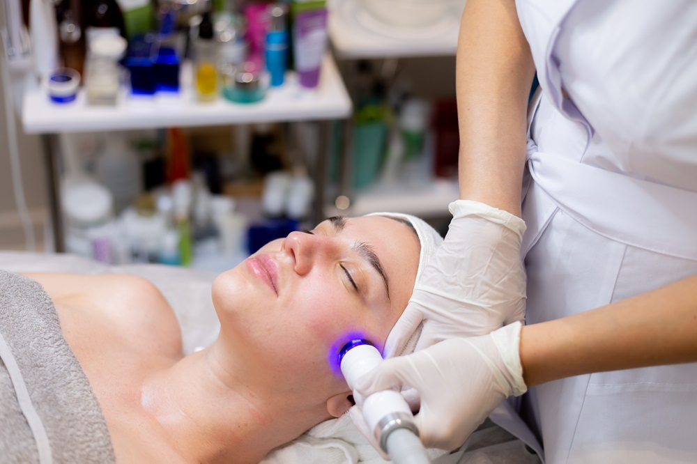 Laser facial treatment