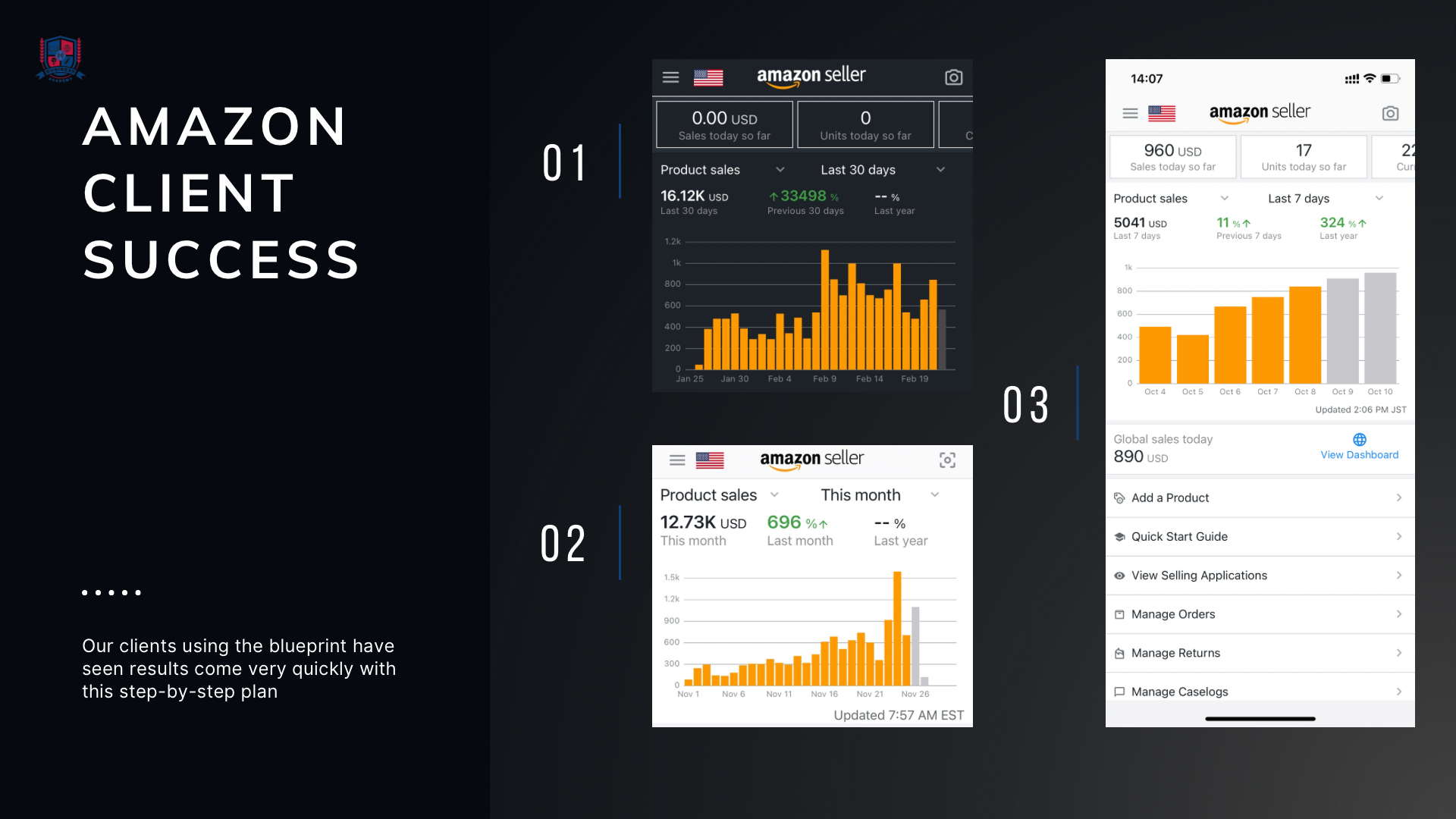 amazon sales dashboard