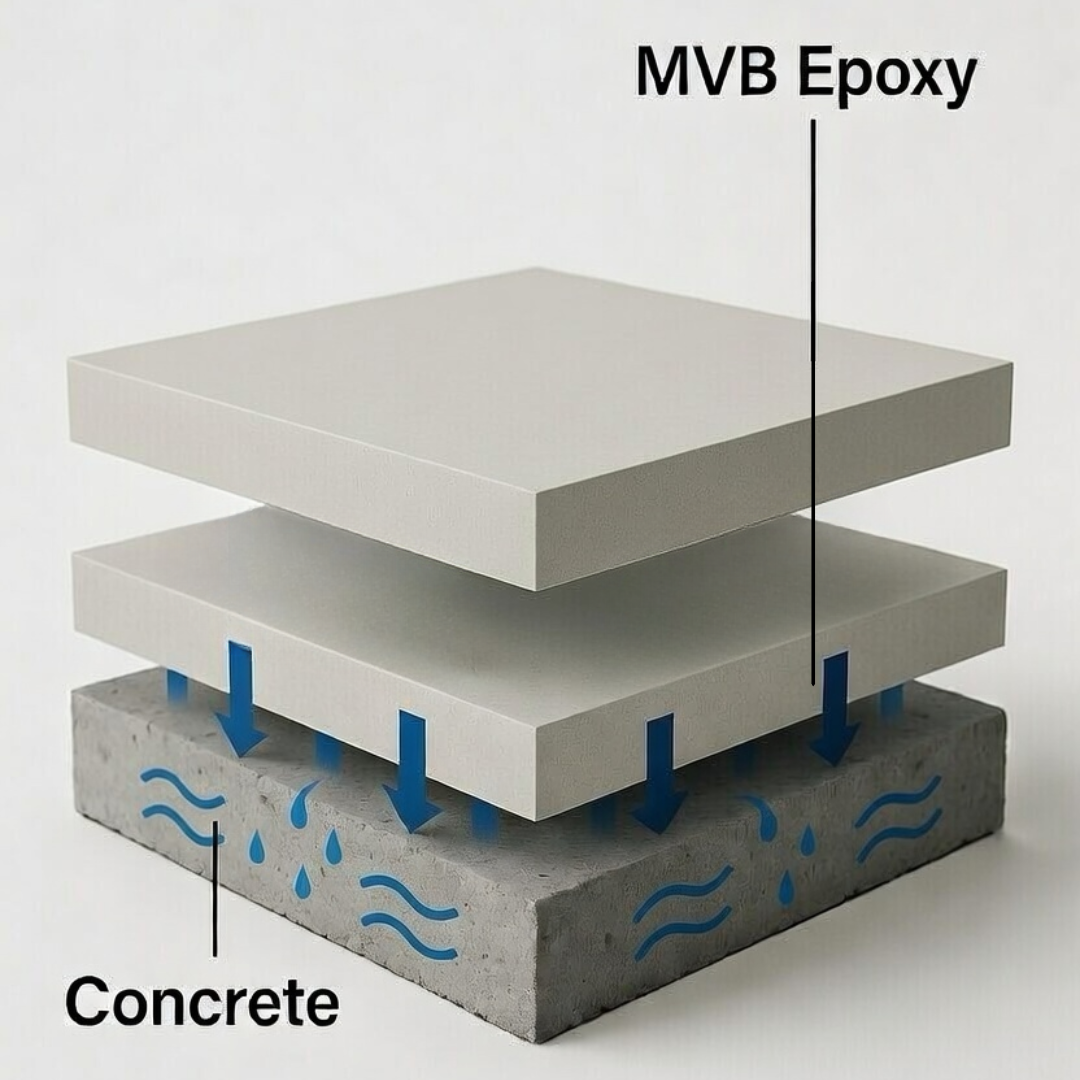 Rochester NY Epoxy MVB Layer Moisture Vapor Barrier Rochester NY Epoxy MVB Layer Moisture Vapor Barrier