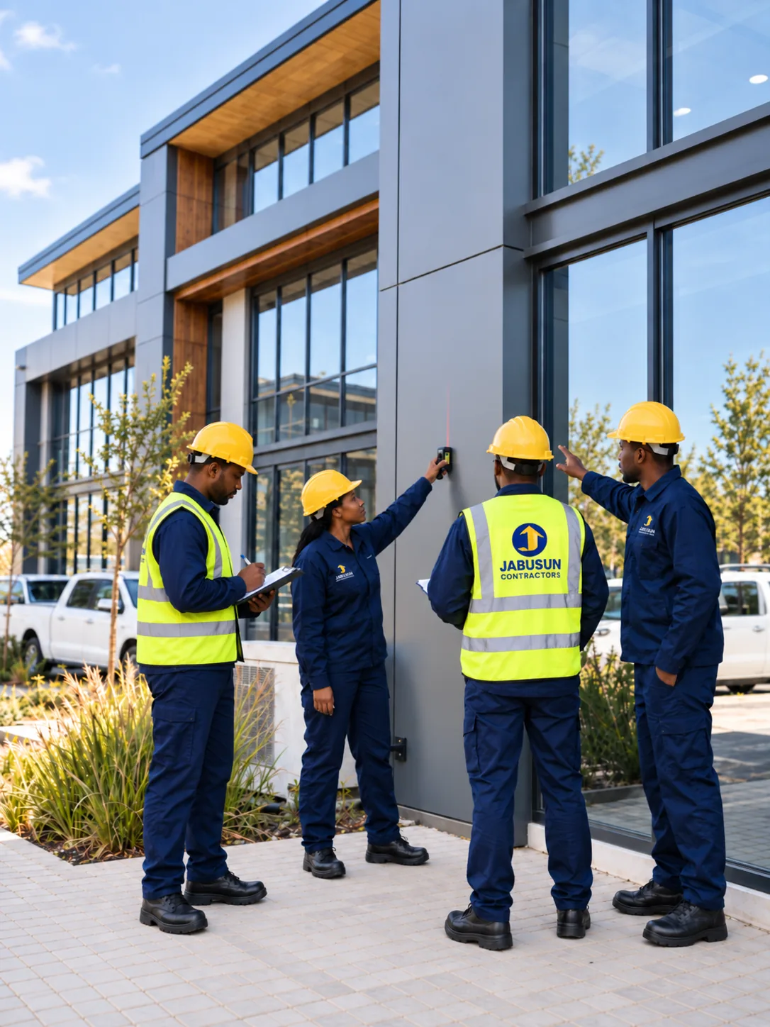 Professional property maintenance and waterproofing team at work in Gauteng