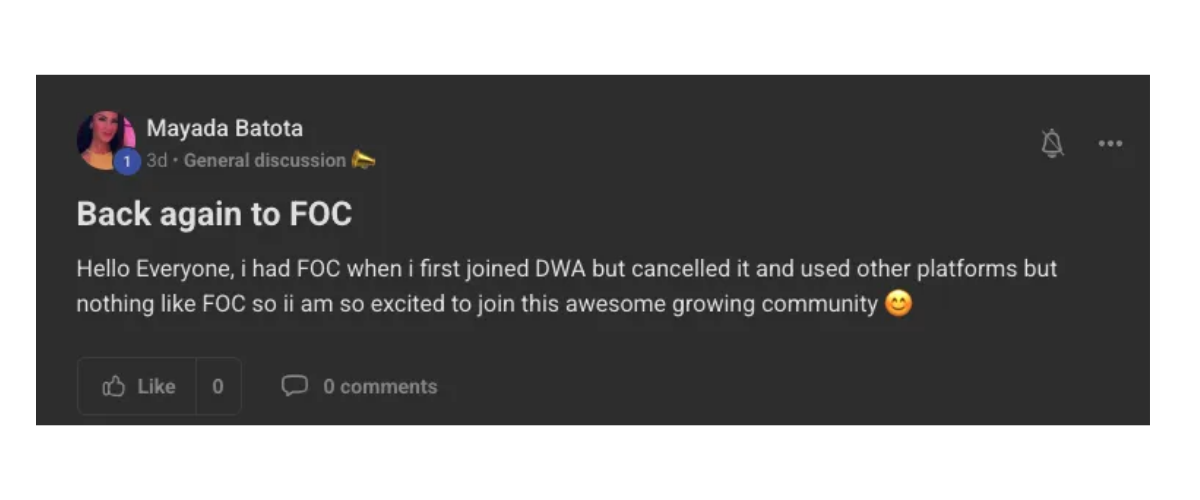 Member result