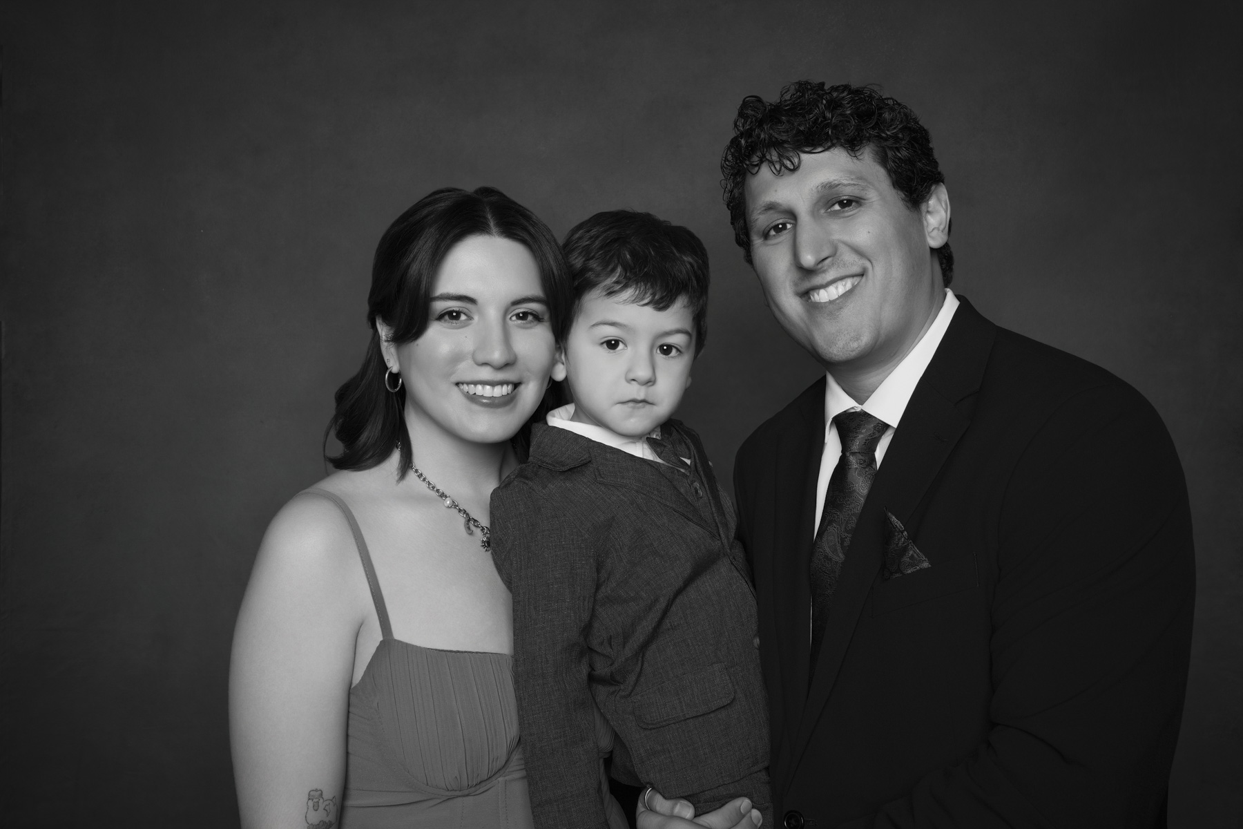 Elegant black and white portrait of wedding guests photographed during a luxury wedding reception, celebrating meaningful guest experiences and timeless portraiture.