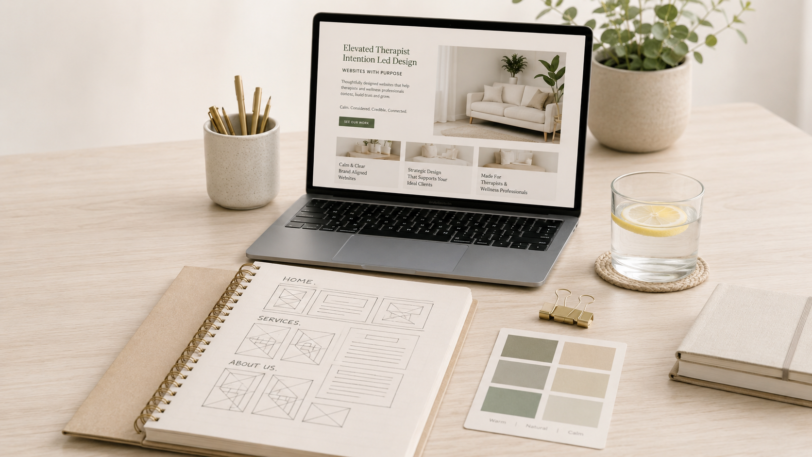 website design and development for coaches and therapists