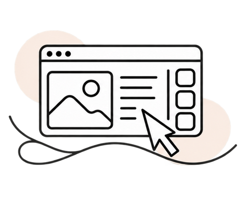custom website design icon