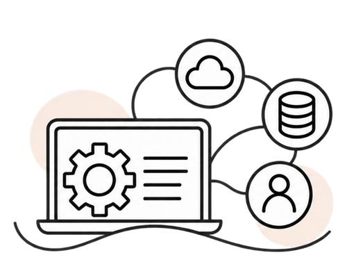 business systems setup icon