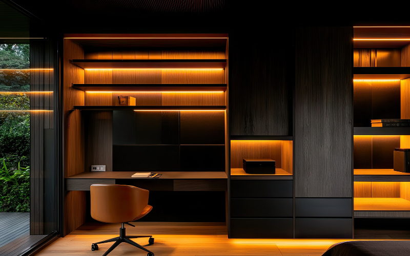 Built-In Shelving & Entertainment Units