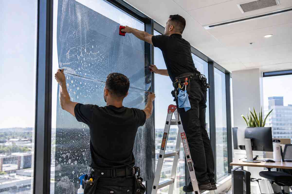 commercial-window-film-office-building-sun-glare-UV-control commercial-window-film-office-building-sun-glare-UV-control