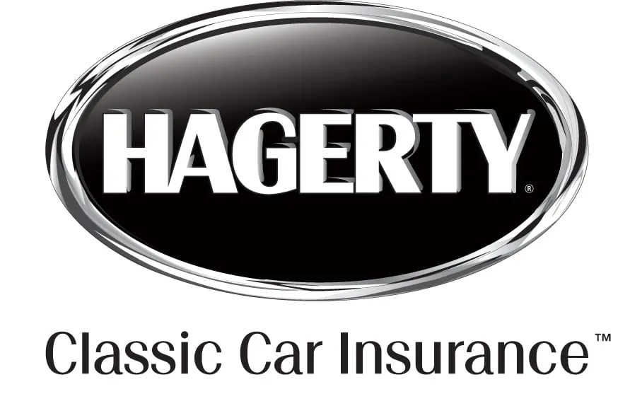 Hagerty car insurance logo and branding for classic car insurance.