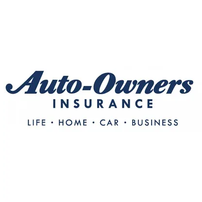 Auto-Owners Insurance logo representing life, home, car, and business coverage.
