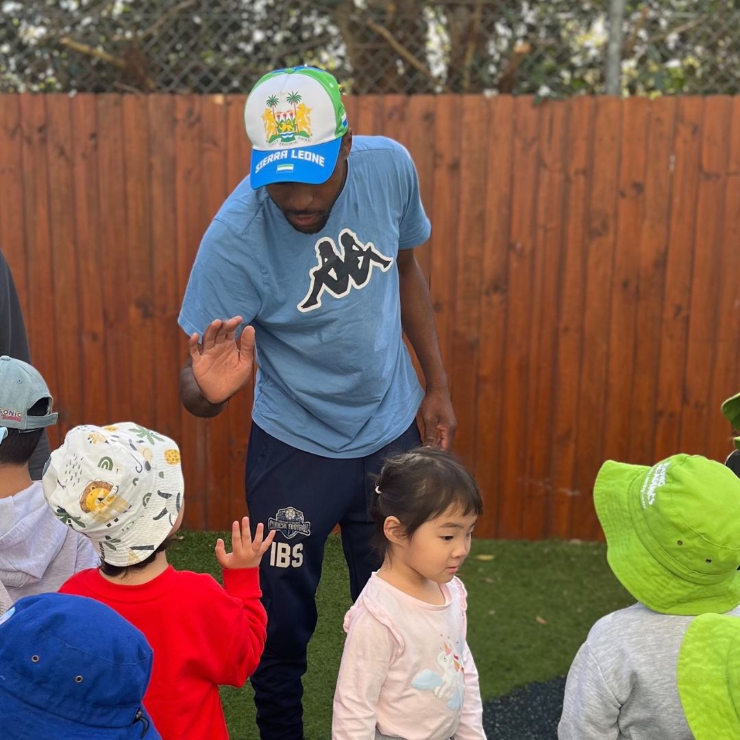 Young footballer in action during a Clinical Football training session