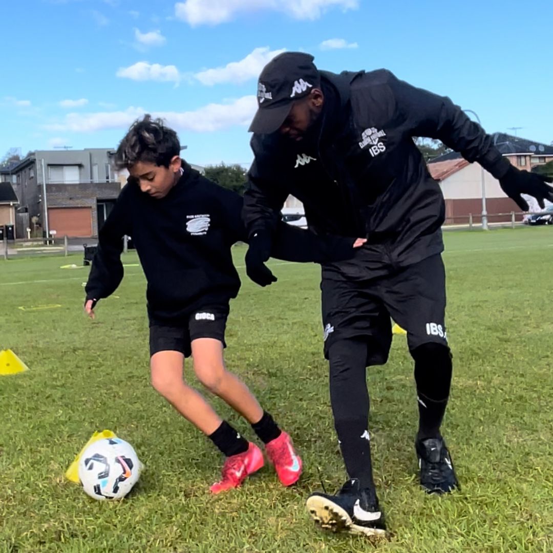 Player training with Ibrahim