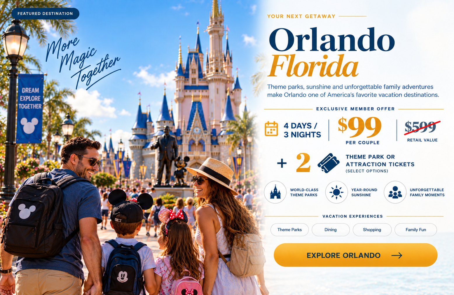Orlando Florida vacation offer