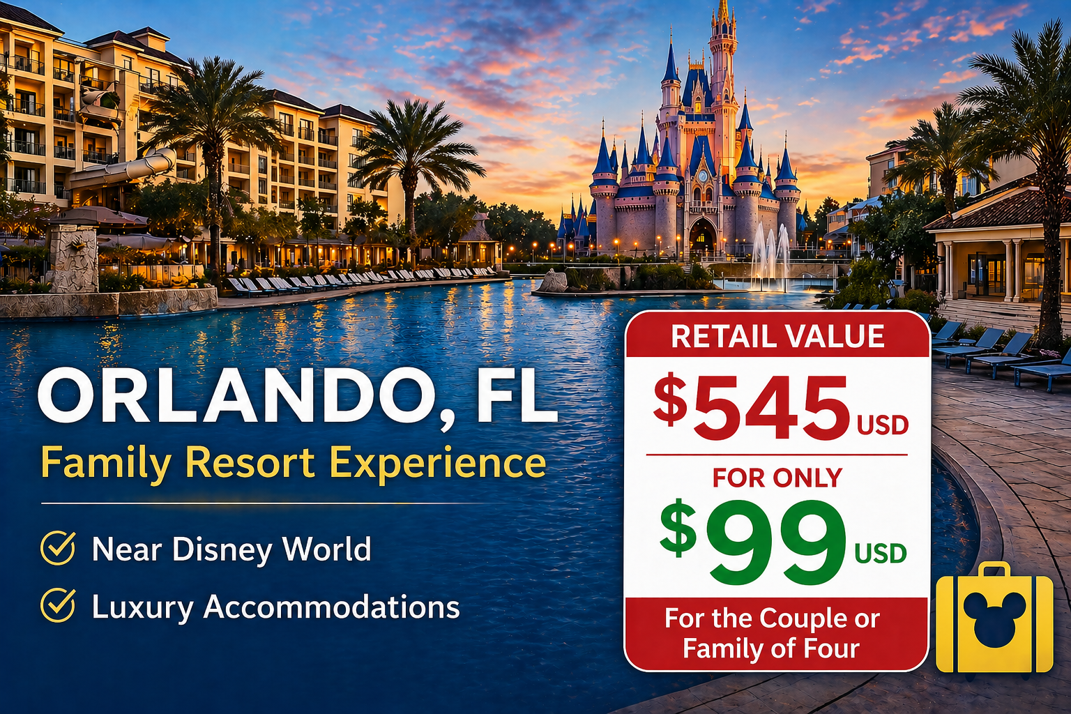 Orlando vacation offer