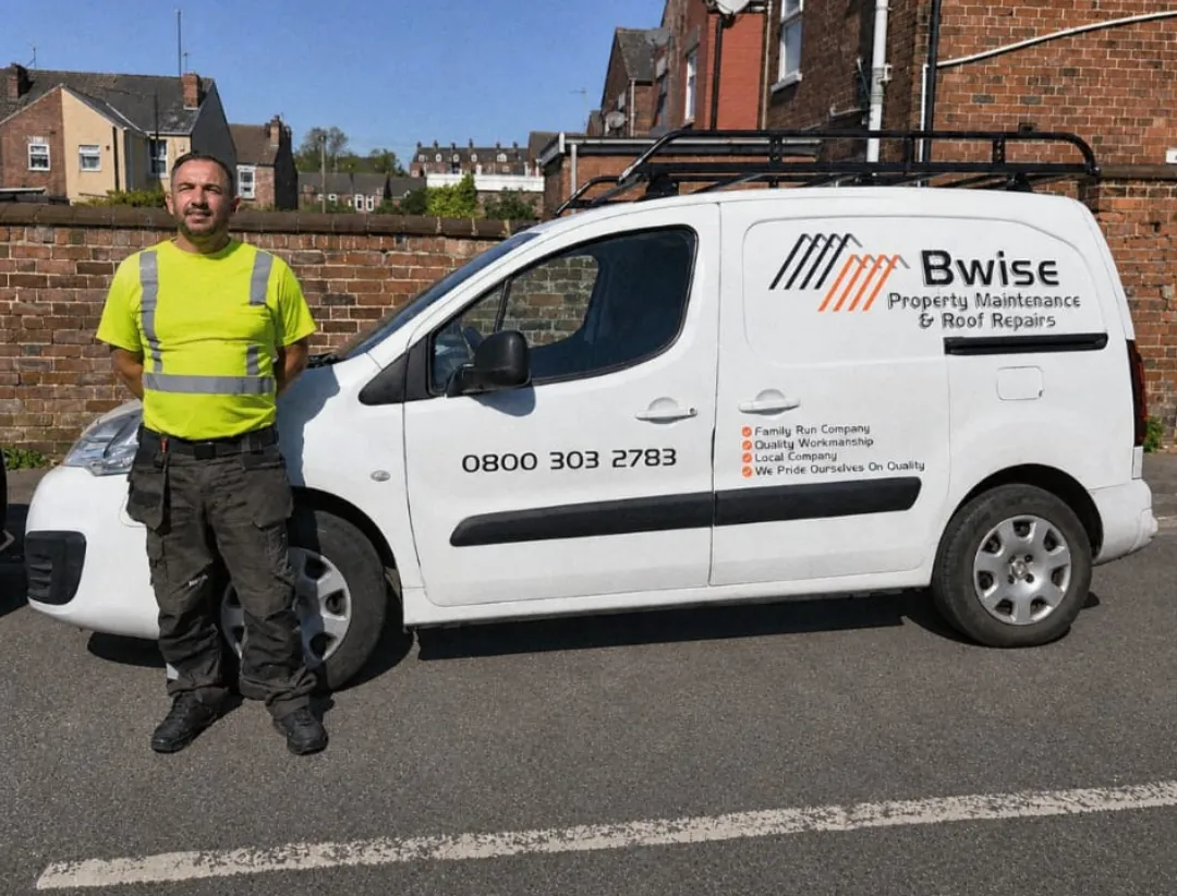 Danny Smith, owner of B Wise Roofing and Property Maintenance