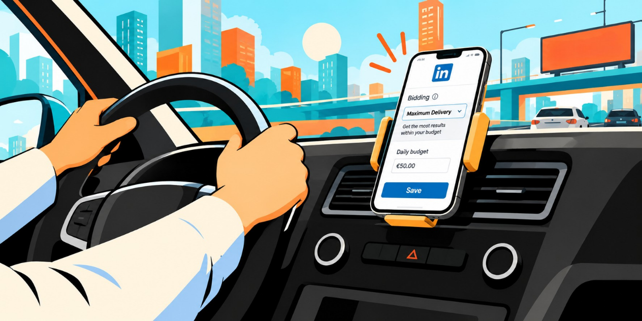 Letting LinkedIn control your bids Letting LinkedIn control your bids