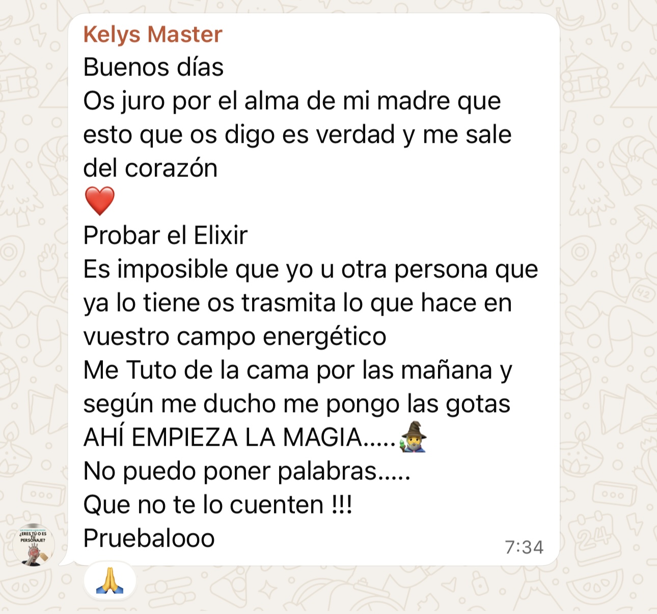 Testimonio Adicional