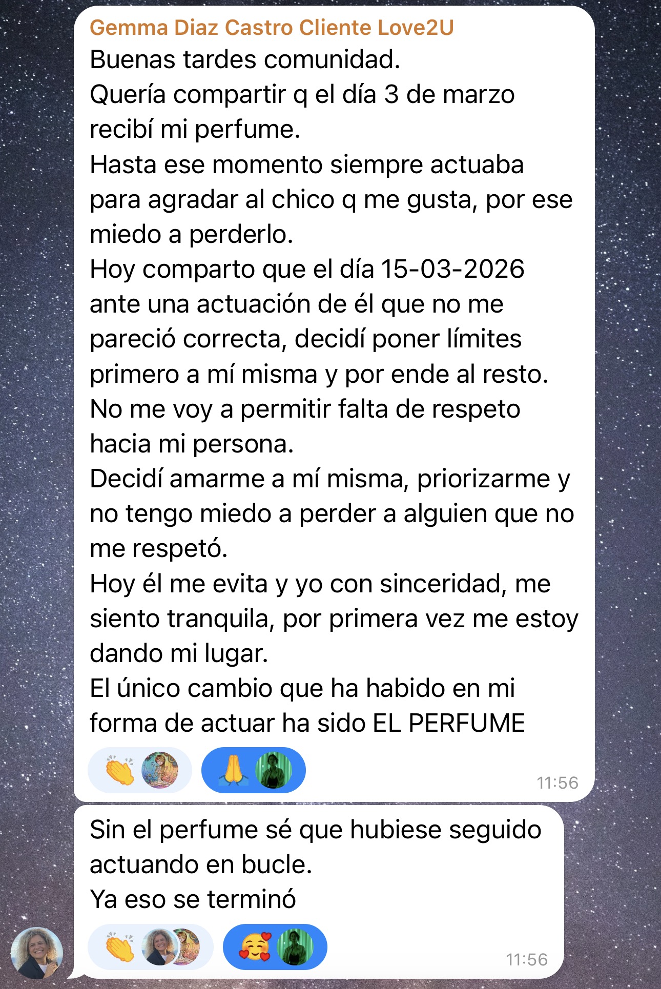 Testimonio Adicional