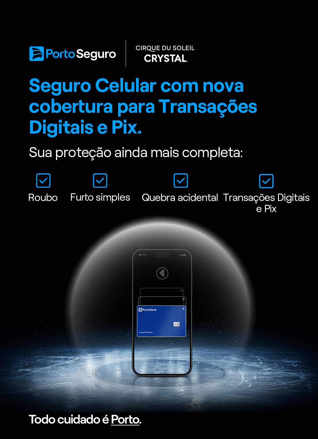 Seguro Celular Porto — Roubo, Furto simples, Quebra acidental e Transações Digitais e Pix