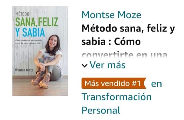 Captura de Amazon: Más vendido #1 en Transformación Personal