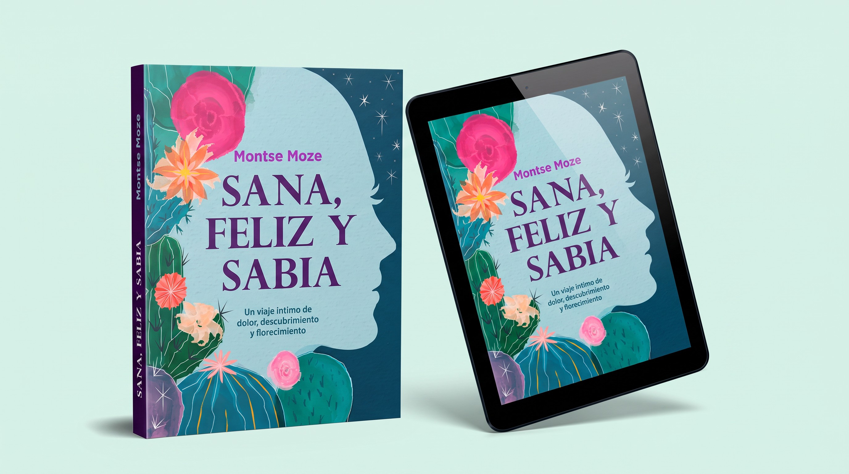 Sana, Feliz y Sabia en edición impresa y en pantalla de tablet