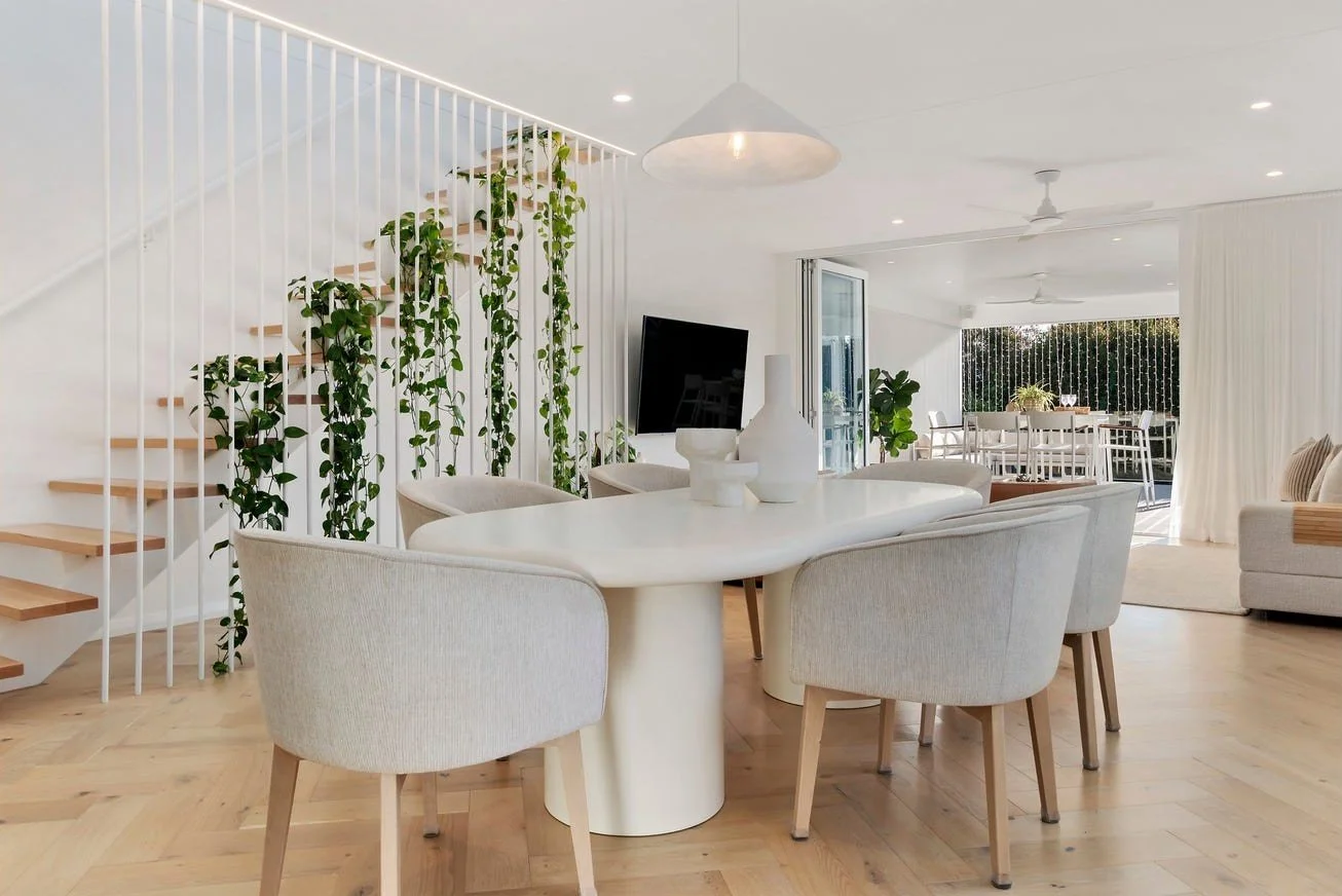 Open plan dining interior