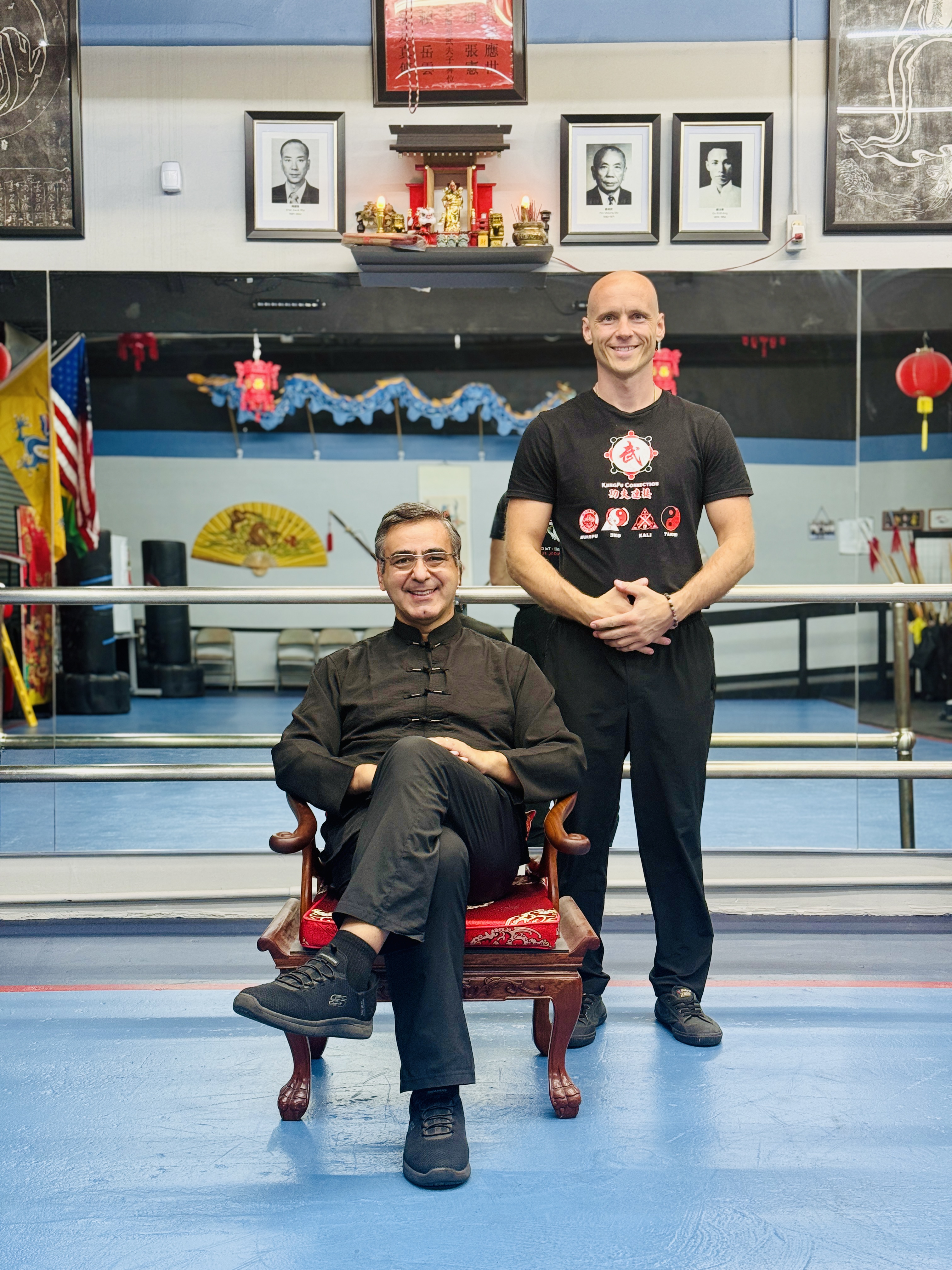David Drimmel with Master Roberto Baptista