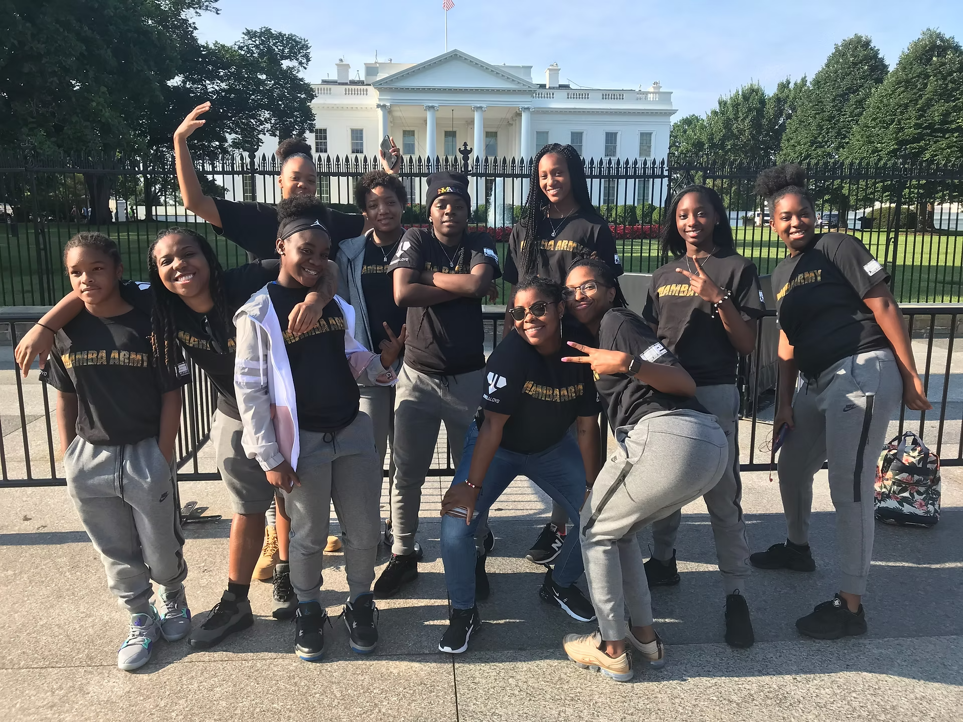 Mamba Army Students at the White House