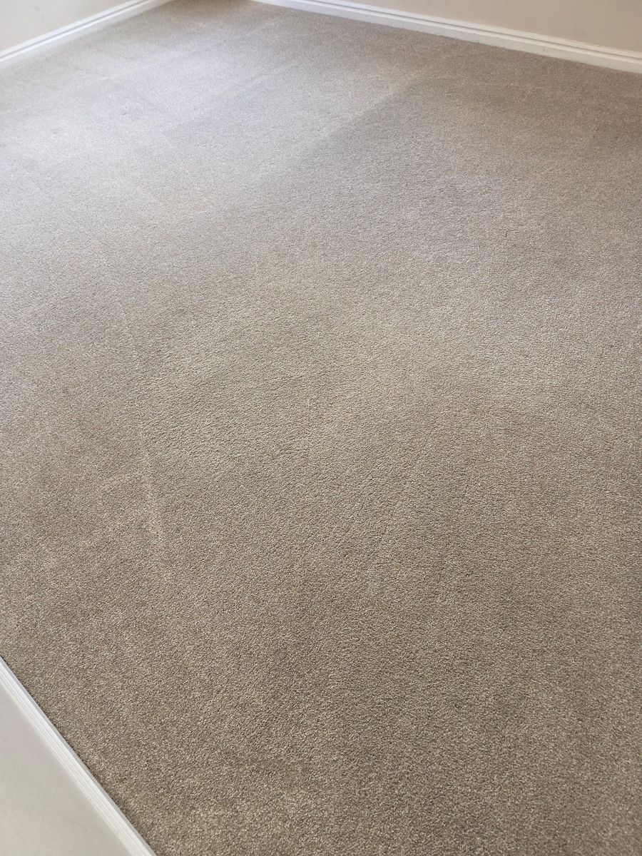 After carpet cleaning