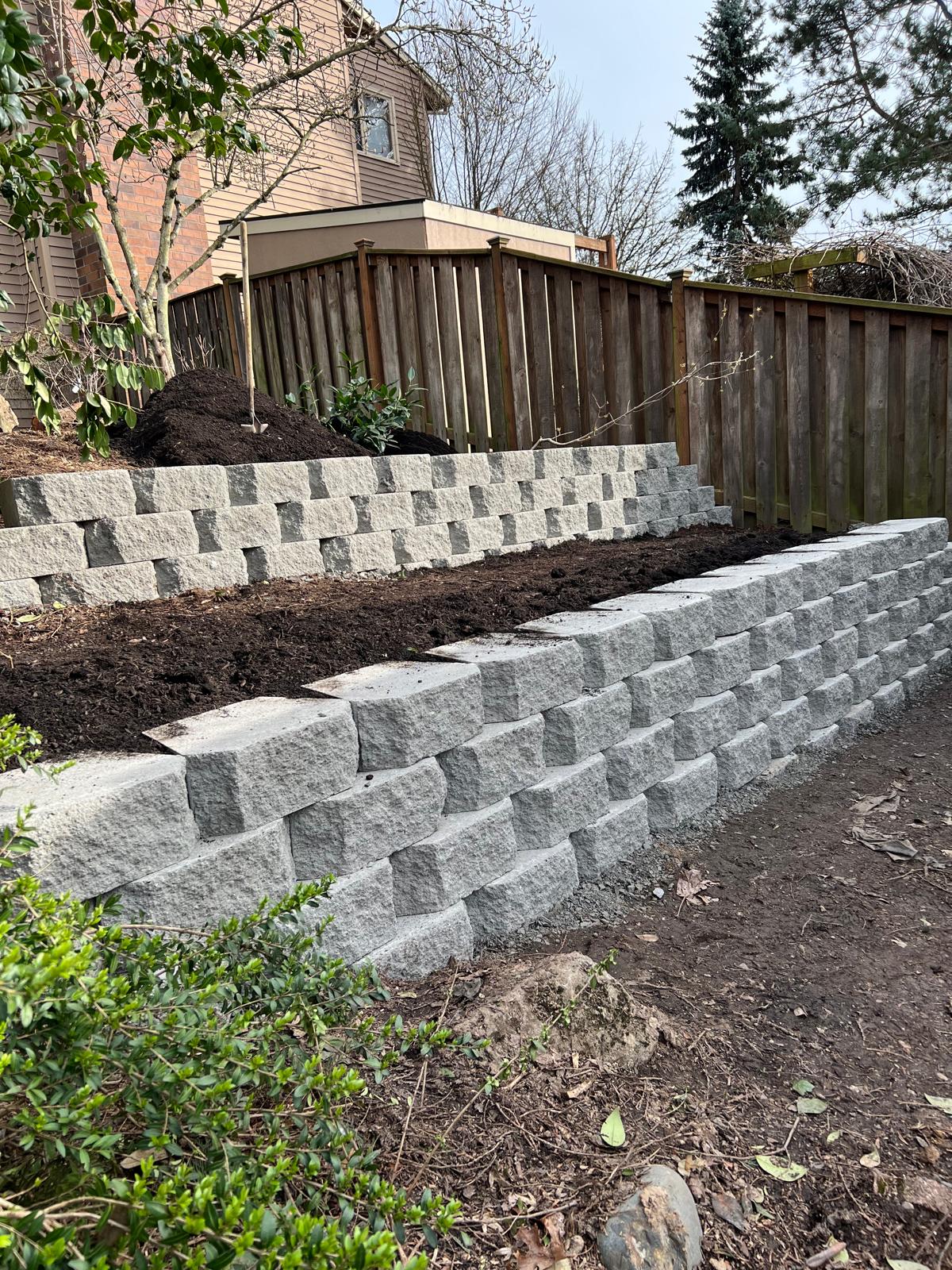 Retaining Walls by Metro Mowing Services and Maintenance LLC in Gaston OR