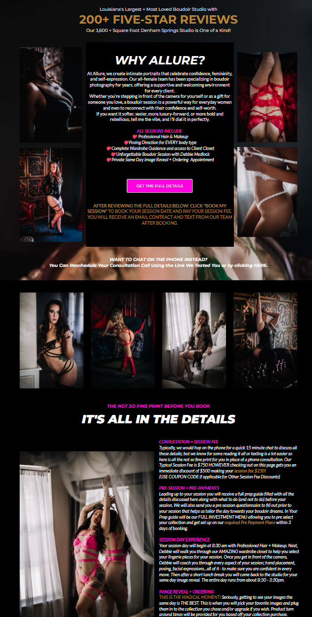 Red Hot campaign landing page preview