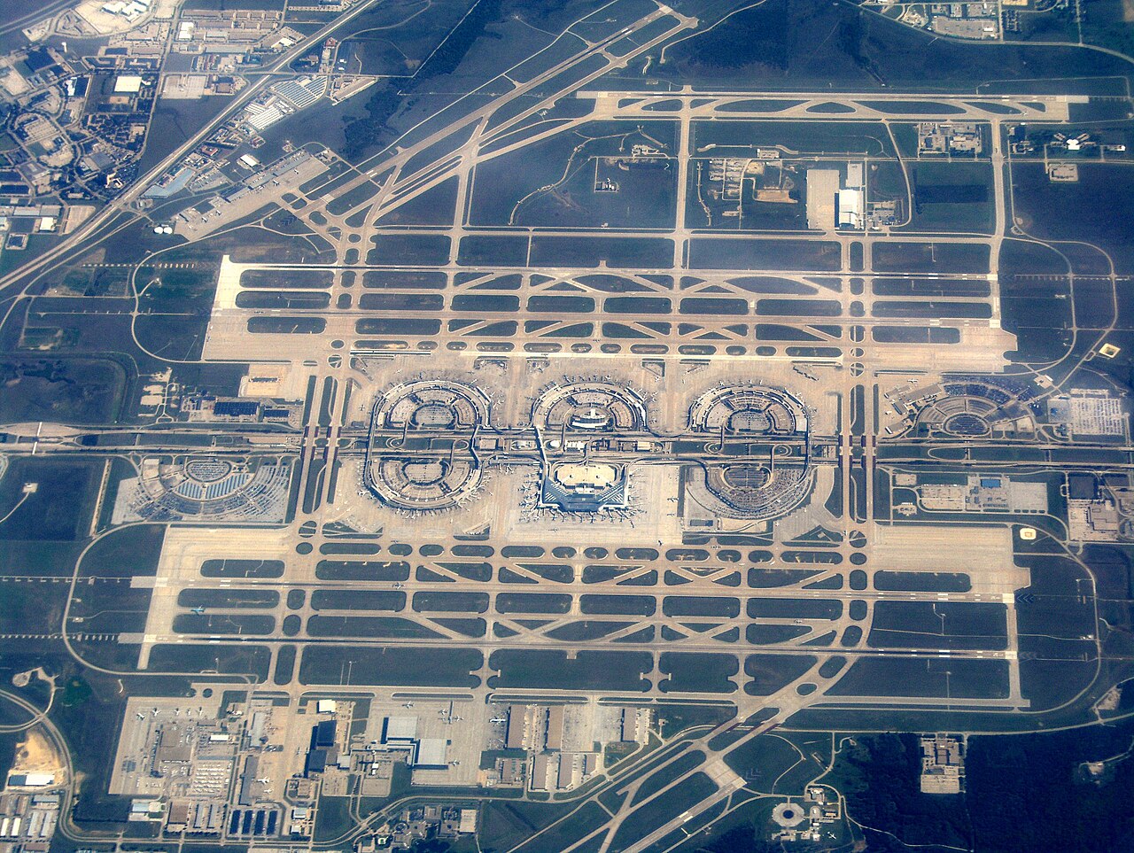 Airport trivia aerial image example