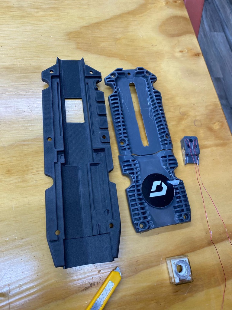 3D printed BluLok prototype