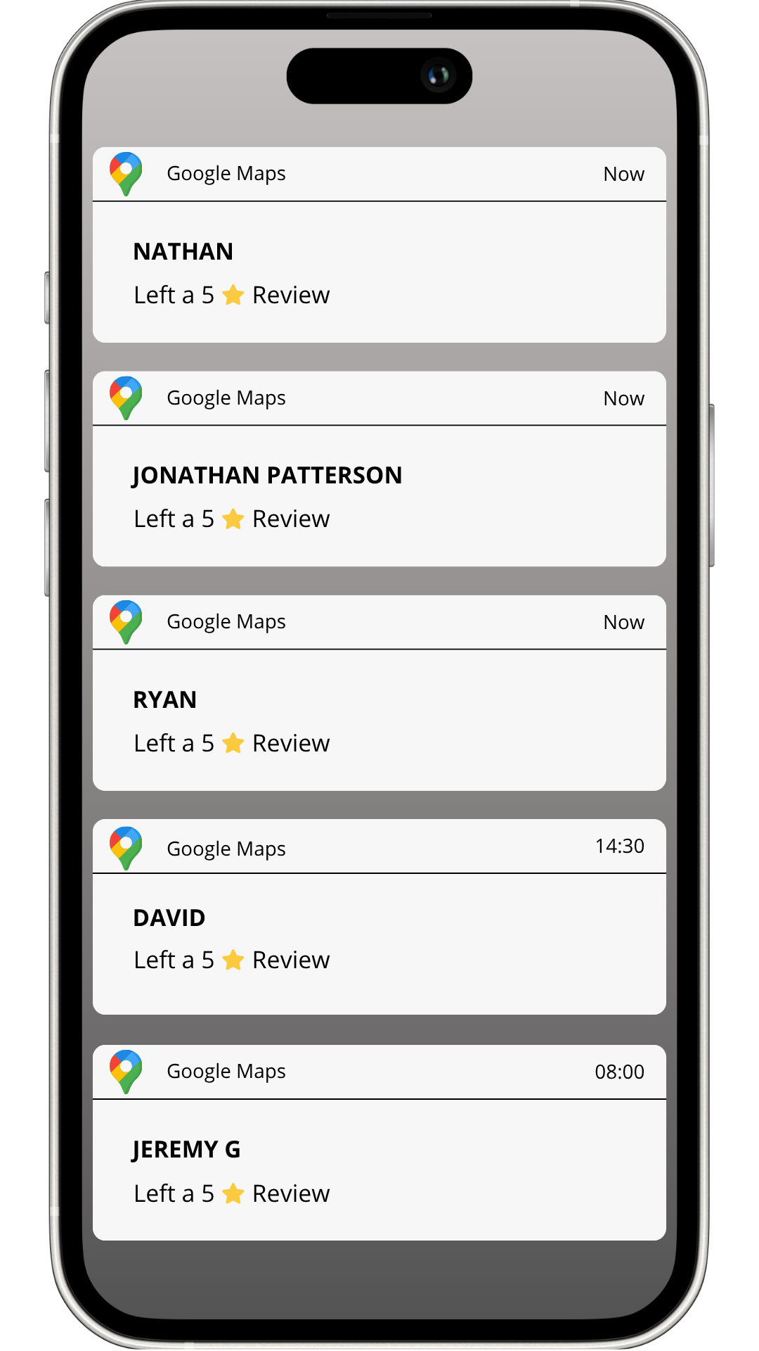 Mobile App View