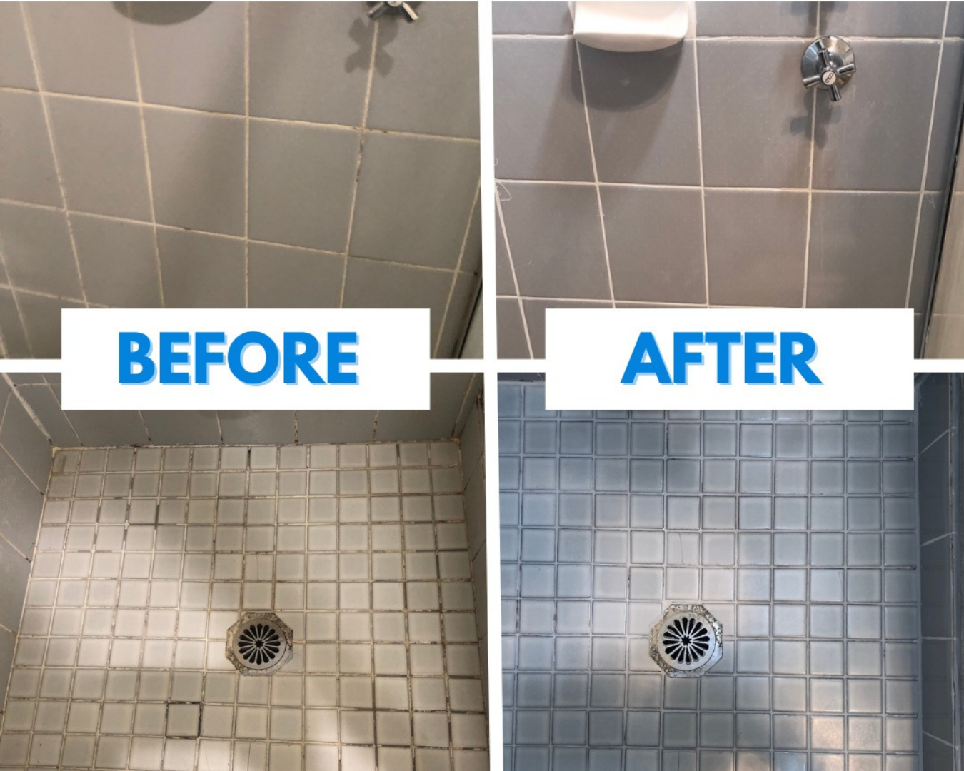 Shower leak fixed no tiles removed