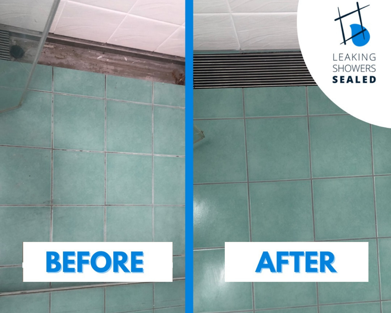 Regrouted shower tiles Sydney