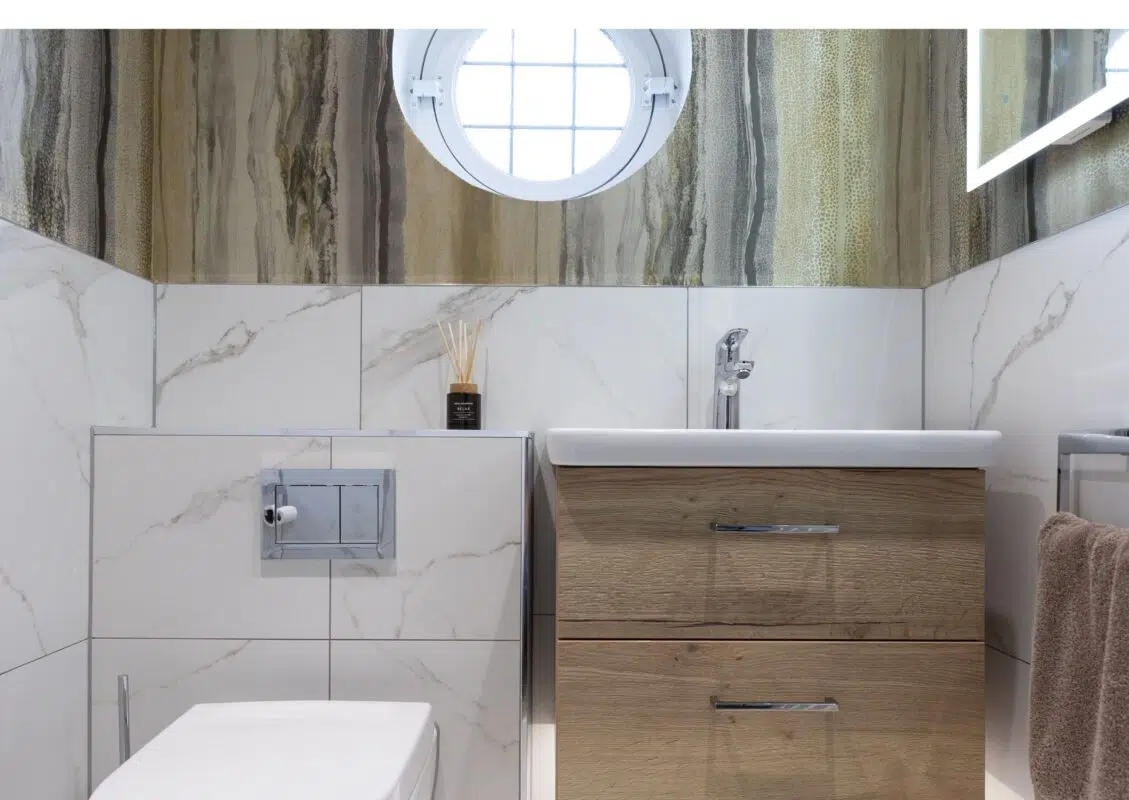 Bathroom vanity detail