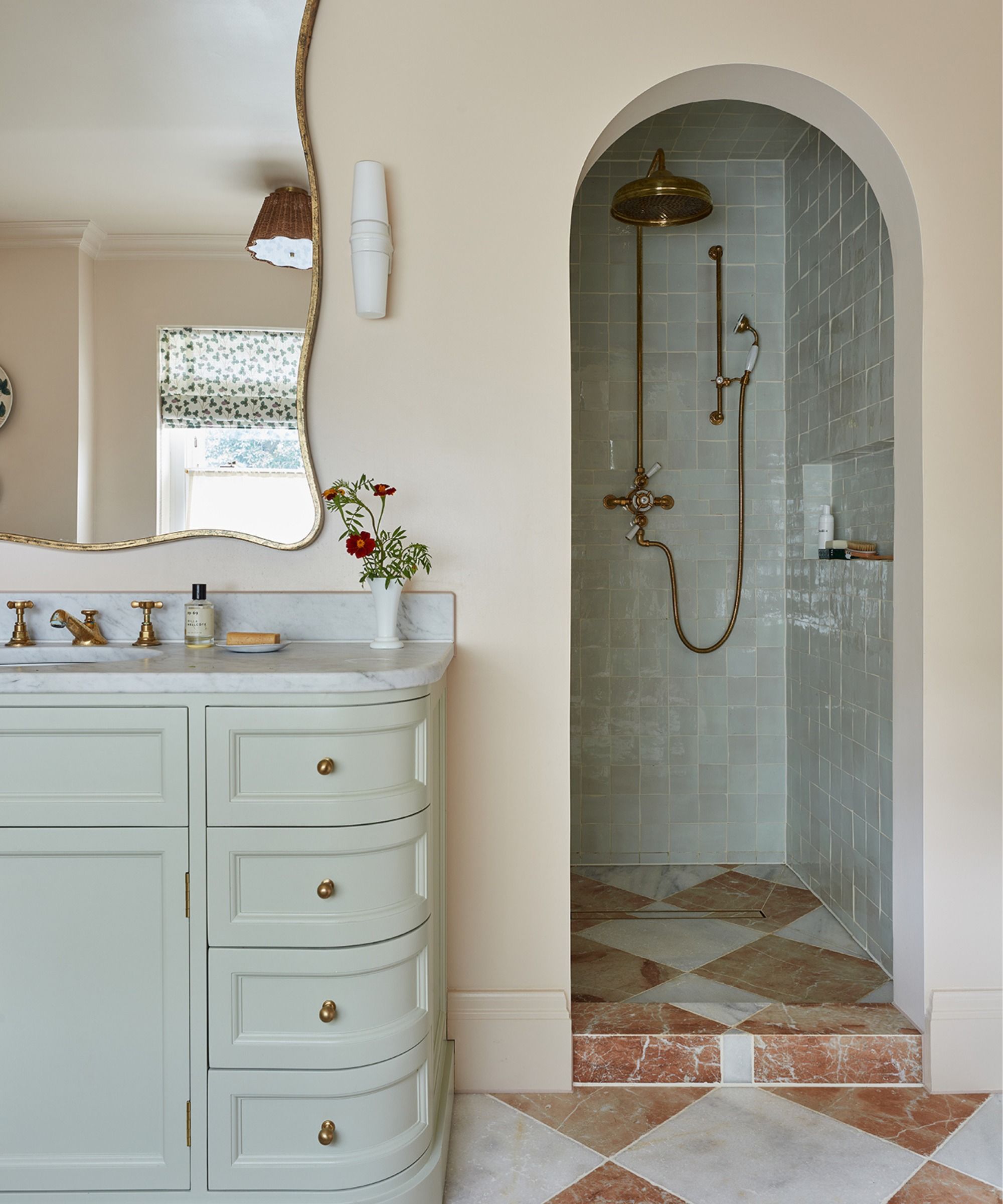 Georgian influenced bathroom detail