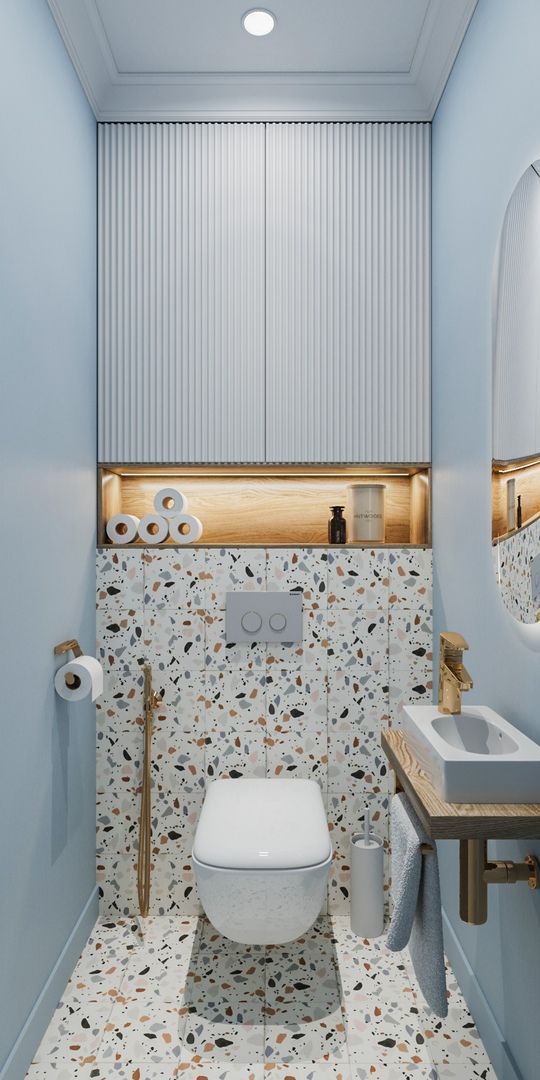 Contemporary luxury cloakroom interior