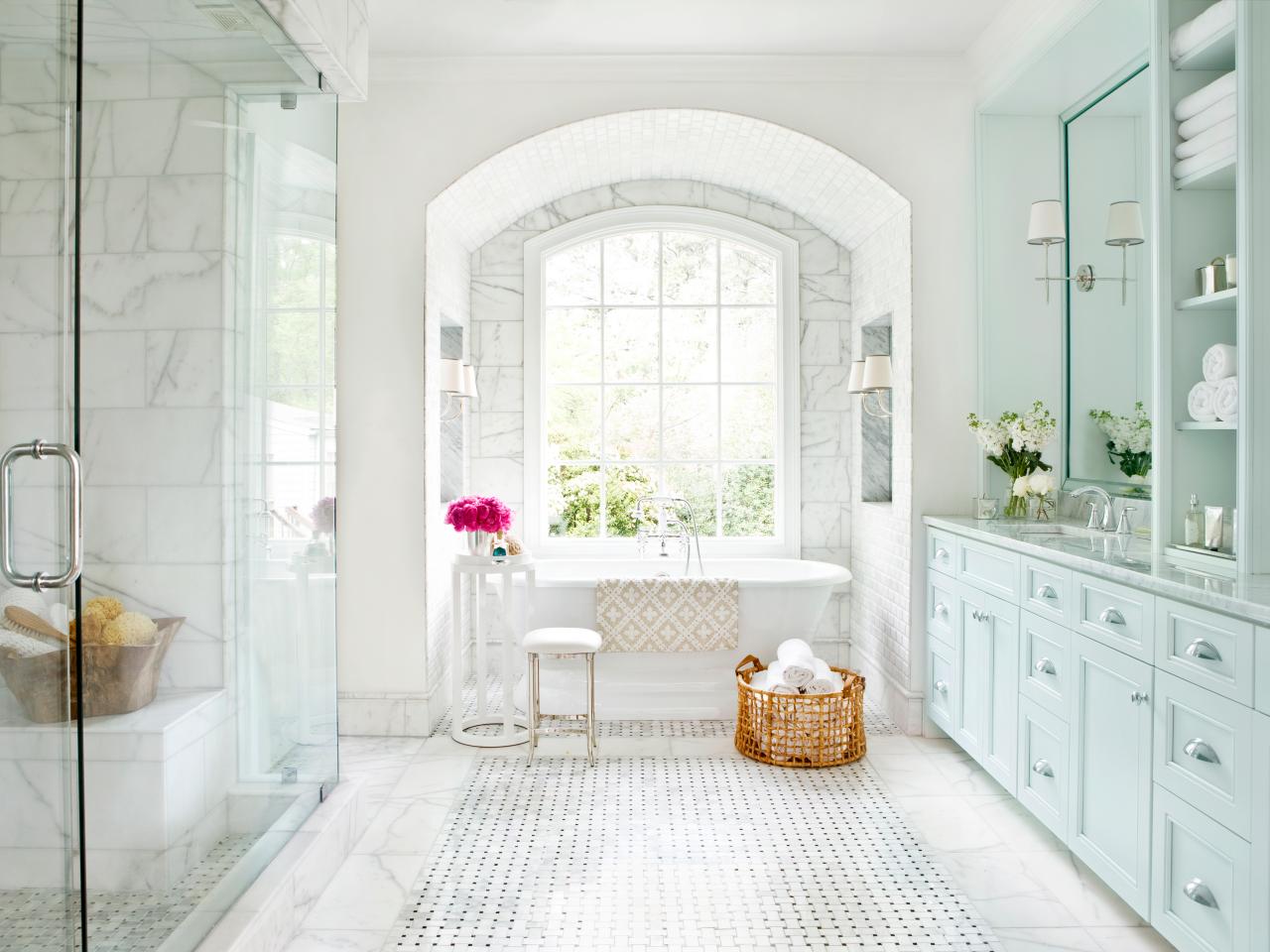 Considered bathroom detailing