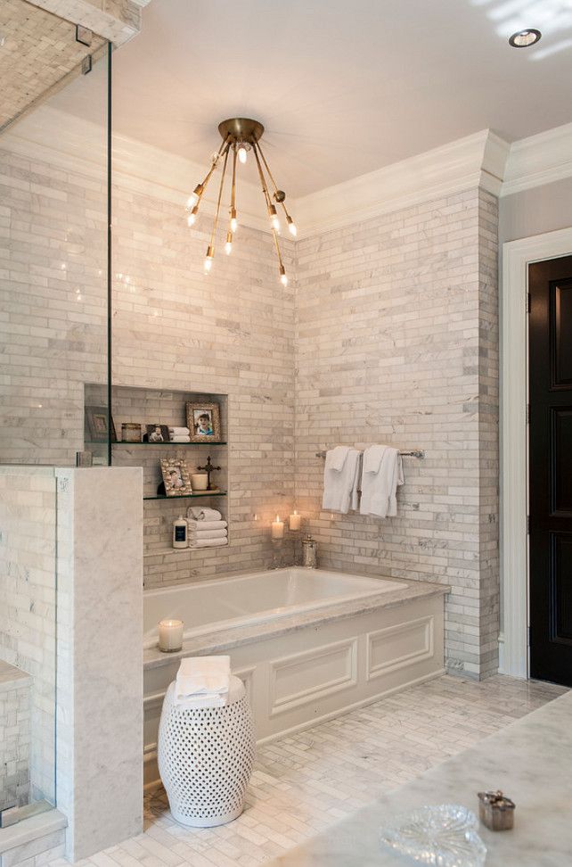 Completed luxury bathroom interior