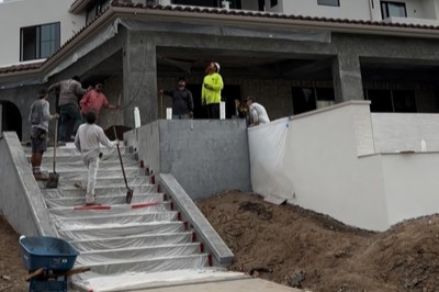 Outdoor construction in Escondido