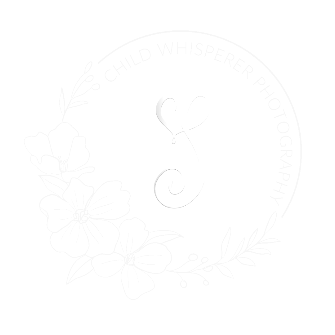 Logo for Child Whisperer Photography – capturing the most precious moments of family life, children, and pets.
