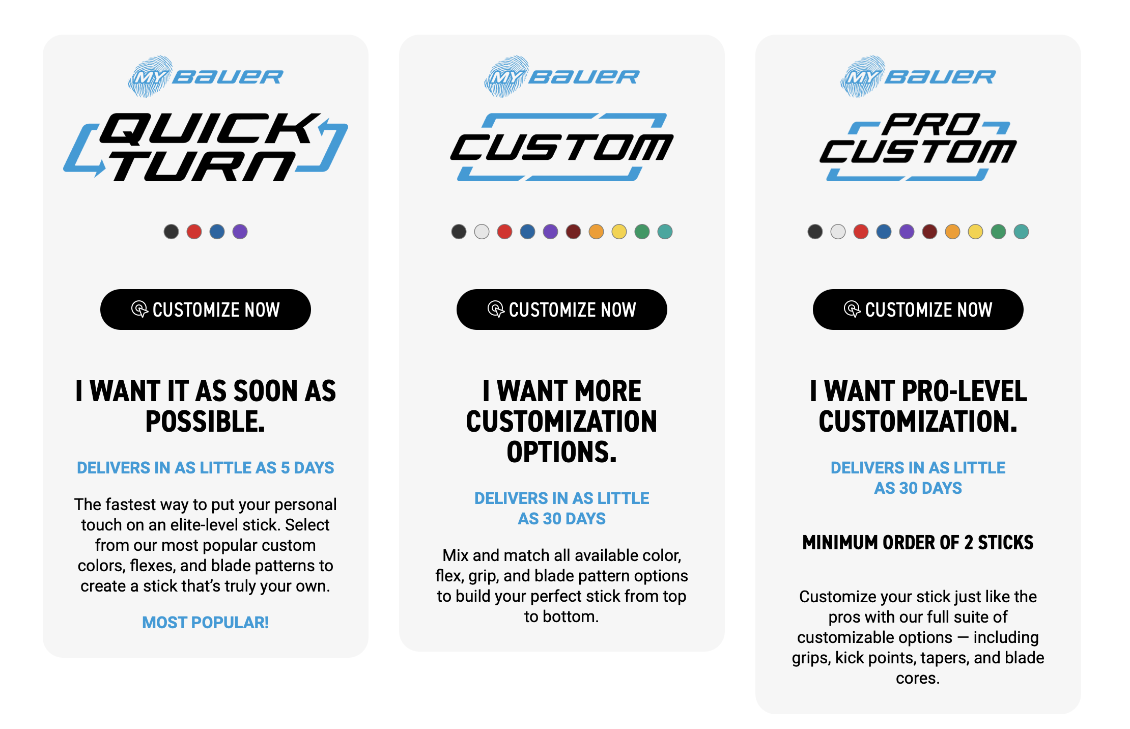 bauer options
