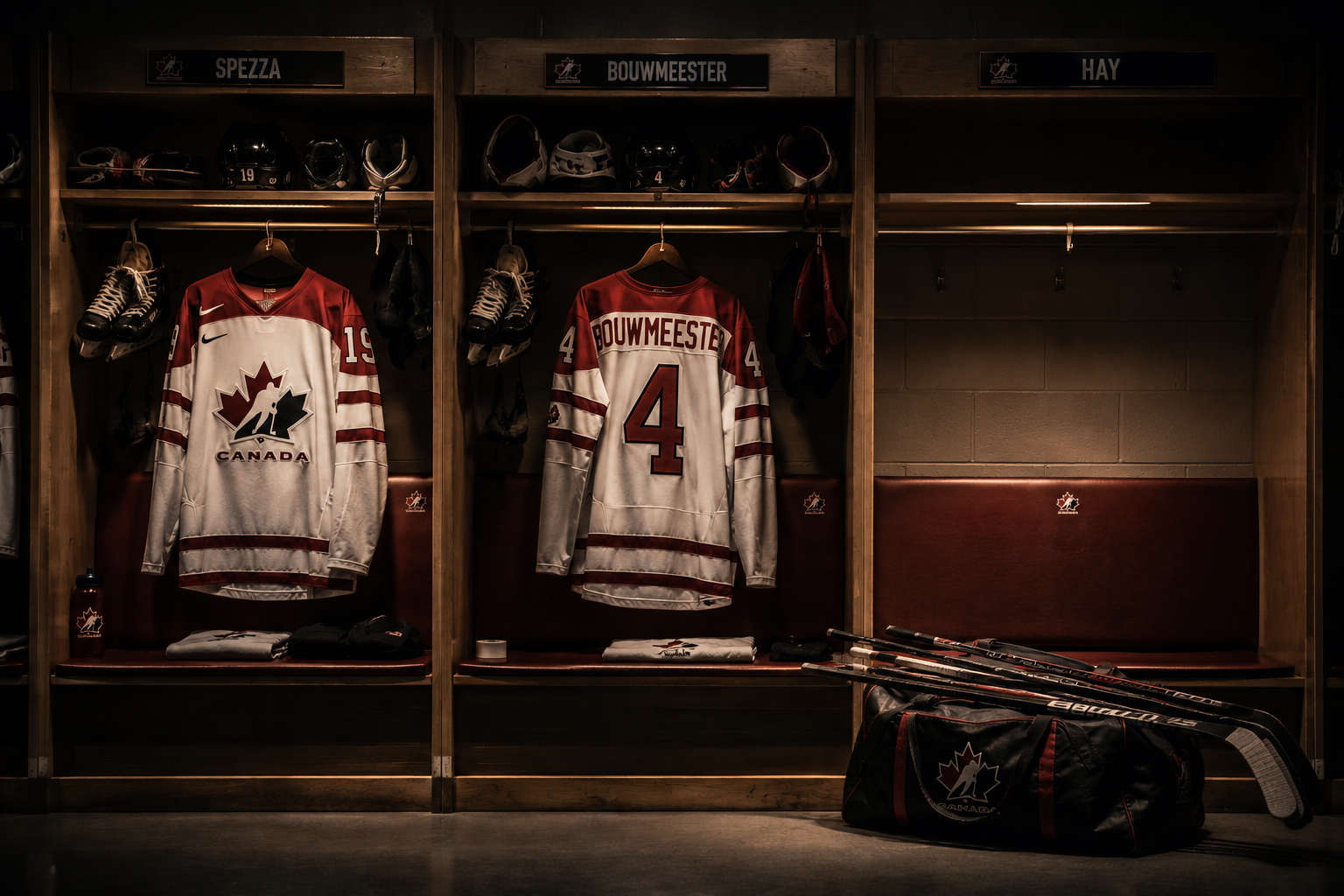 Team Canada Locker Room