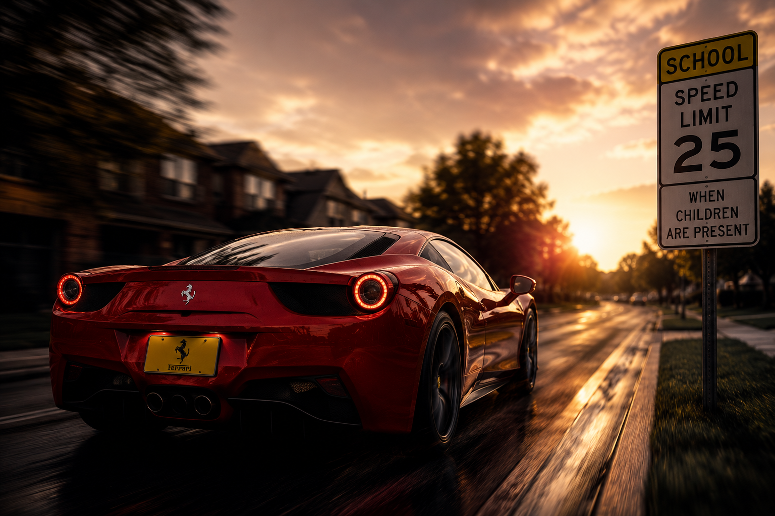 Red Car