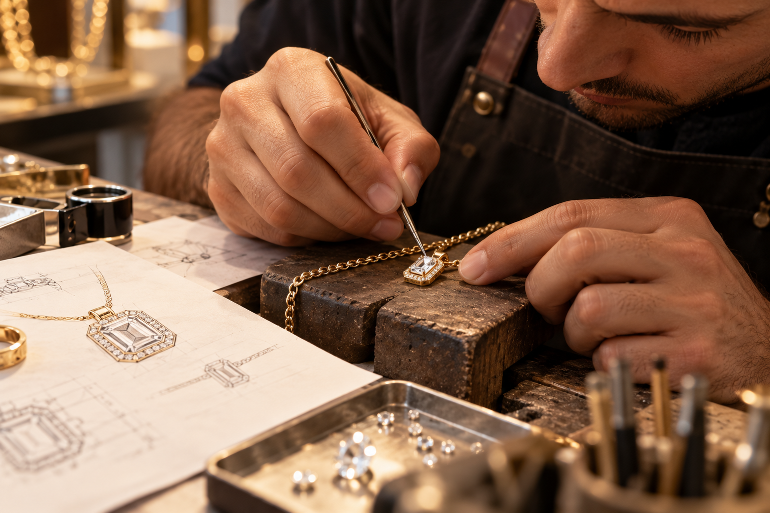 Custom handcrafted jewelry